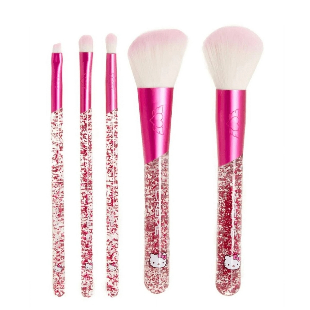 The Crème Shop x Hello Kitty Luv Wave Brush Set - Pink NIB - Picture 3 of 5